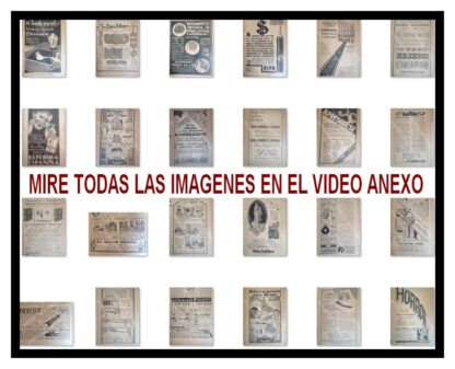 COLECCION 200 AFICHES PUBLICITARIOS ANTIGUOS DE ARGENTINA 1925-1934