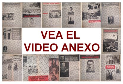 LOTE DE 60 AFICHES GUERRA CRISTERA 1970s