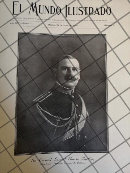 PORTADA ANTIGUA. SAMUEL GARCIA CUELLAR 1910 INSPECTOR