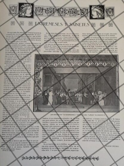 AFICHE ANTIGUO TEATRO LIRICO ESTRENA "LA DIVORCIADA" 1910