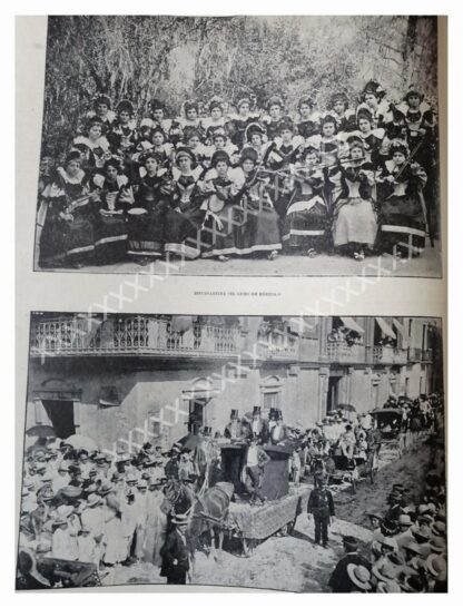 NOTA PRENSA ANTIGUA 1896 EL CARNAVAL DE MERIDA - Imagen 4