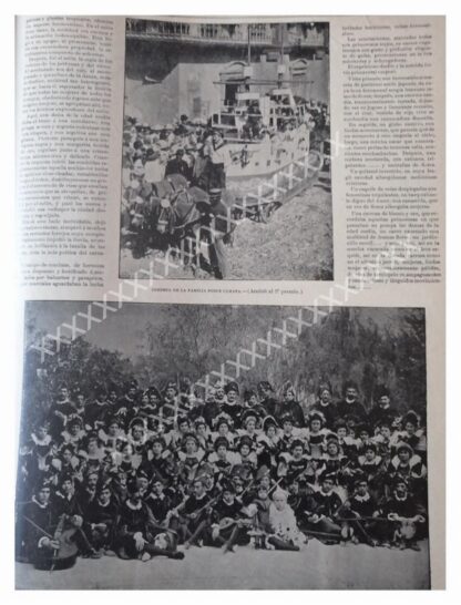 NOTA PRENSA ANTIGUA 1896 EL CARNAVAL DE MERIDA - Imagen 5