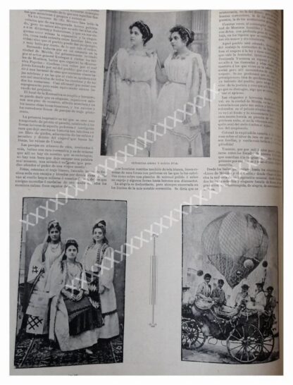 NOTA PRENSA ANTIGUA CARNAVAL DE MERIDA YUC. 1896 - Imagen 3