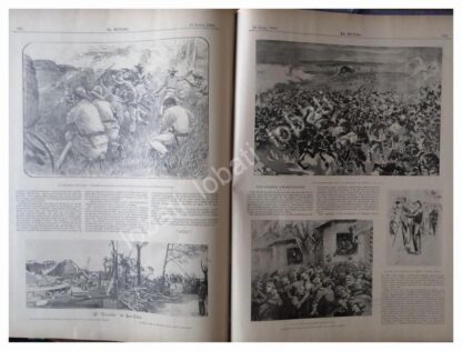 NOTA PRENSA ANTIGUA 1896 GUERRA DE INDEPENDENCIA CUBANA