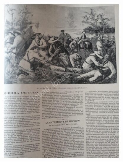 NOTA PRENSA ANTIGUA 1896 GUERRA DE INDEPENDENCIA CUBANA - Imagen 4