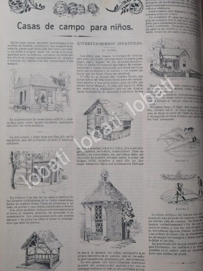 GACETA ANTIGUA DE MODAS 1899. " PAGINAS DE LA MODA " /57 - Imagen 3