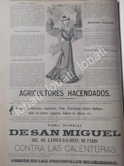 GACETA ANTIGUA DE MODAS 1899. " PAGINAS DE LA MODA " /57 - Imagen 6