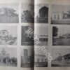 CARTEL ANTIGUO ORIGINAL DE CASAS DE LA ALTA SOCIEDAD DE COYOACAN 1899 /ASM LDM