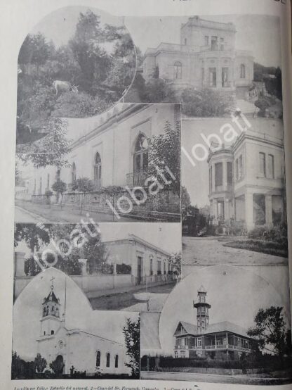 CARTEL ANTIGUO ORIGINAL DE CASAS Y MANSONES DE TLALPAM 1899 / ASM LDM - Imagen 3