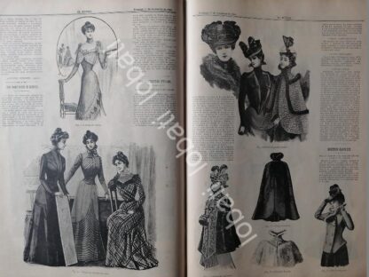 GACETA ANTIGUA DE MODAS 1899. " PAGINAS DE LA MODA " /67 - Imagen 5