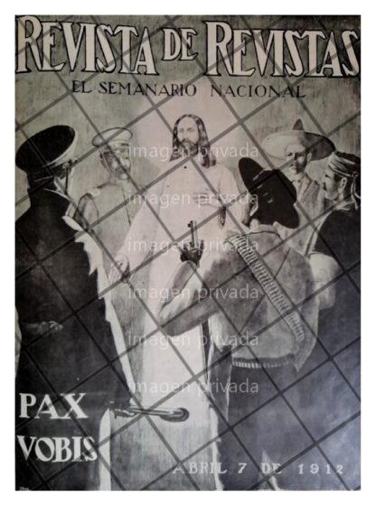 PORTADA ANTIGUA JESUCRISTO Y REVOLUCION MEXICANA 1912