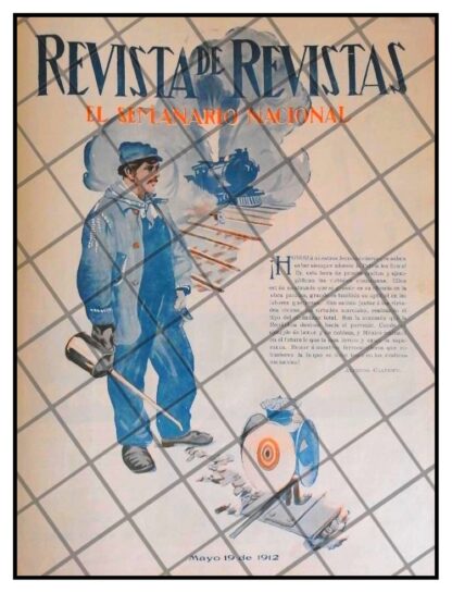 PORTADA ANTIGUA 1912 FERROCARRILERO MEXICANO