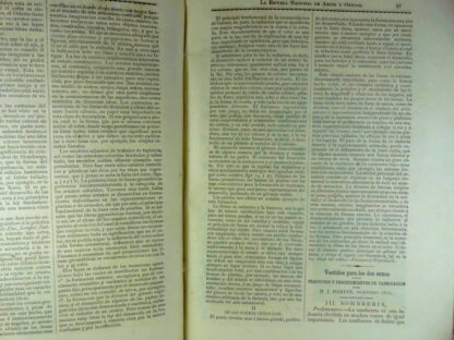 GACETA ANTIGUA. ESCUELA NACIONAL DE ARTES Y OFICIOS. AGO 1881 - Imagen 3