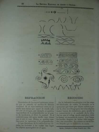 GACETA ANTIGUA. ESCUELA NACIONAL DE ARTES Y OFICIOS. AGO 1881 - Imagen 5