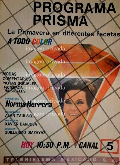 PUBLICIDAD RETRO X.H.G.C CANAL 5 PROGRAMA PRISMA 1969