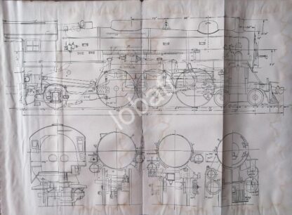 GRABADO ANTIGUO LOCOMOTORA CLASE K-3 1928 / A7