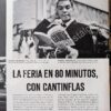 CARTEL ANTIGUO ORIGINAL DE REPORTAJE SOBRE CANTINFLAS 1964 - Imagen 2