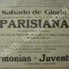 CARTEL ANTIGUO ORIGINAL DE INAUGURAN EL CINE PARISINA 1941 /N91 - Imagen 2