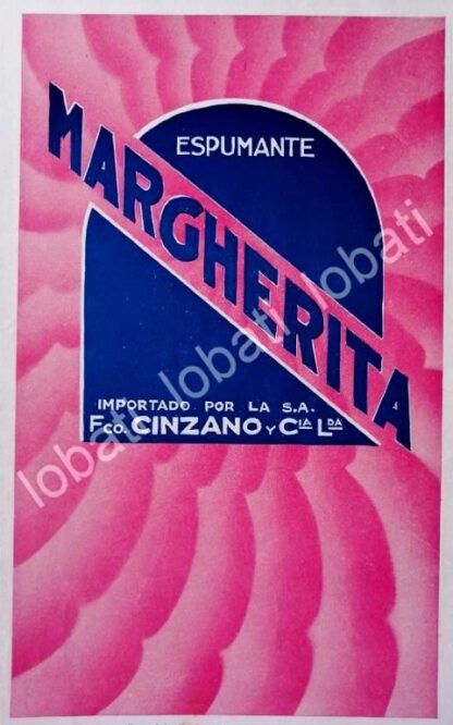 CARTEL ANTIGUO ORIGINAL DE VINOS CINZANO VERMOUTH AÑOS 20s /457