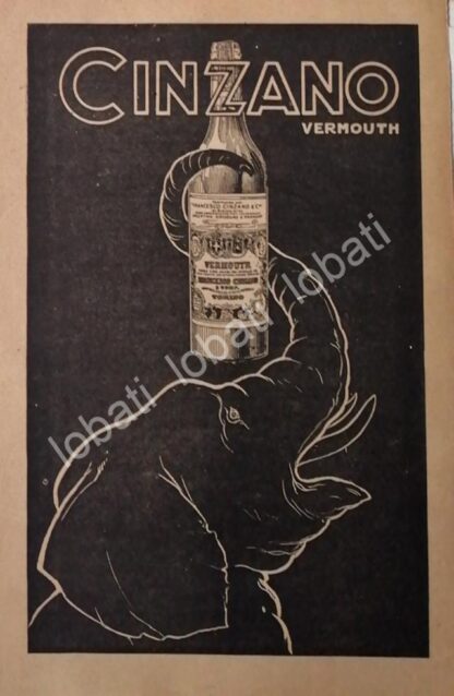 CARTEL ANTIGUO ORIGINAL DE AFICHE ART NOUVEAU VINOS CINZANO 1920s /434