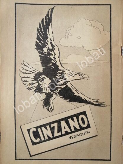 CARTEL ANTIGUO ORIGINAL DE VINOS CINZANO AÑOS 20s /421