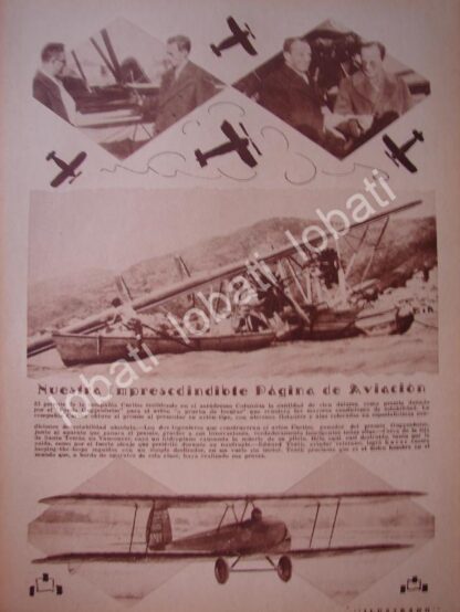 CARTEL ANTIGUO ORIGINAL DE EL PILOTO EDWARD TEATH Y SU ACCIDENTE 1930 / AVIACION