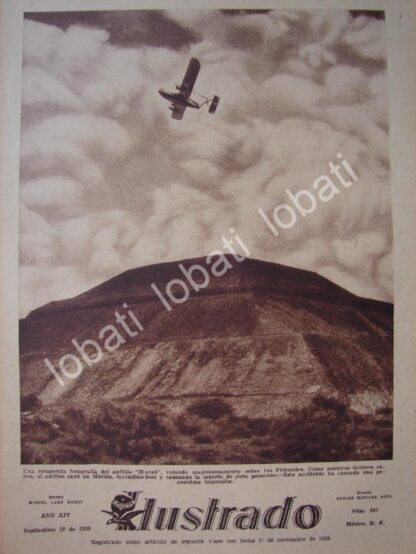 CARTEL ANTIGUO ORIGINAL DE EL ACCIDENTE DEL AVION " EL MAYAB " SEP 1930 / AVIACION