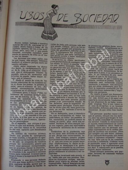 GACETA ANTIGUA " PAGINAS FEMENINAS " /54 - Imagen 2