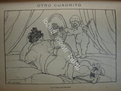 CARICATURA ANTIGUA. QUERIDO MOHENO. VENUS 1914 / PLT