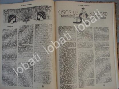 GACETA ANTIGUA " PAGINAS FEMENINAS " 1910 /55