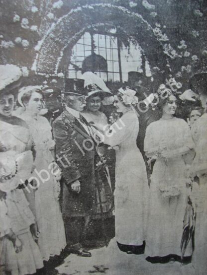 PORTADA ANTIGUA ORIGINAL  1911 EL PRESIDENTE EN KERMESSE, COYOACAN /PLT - Imagen 2