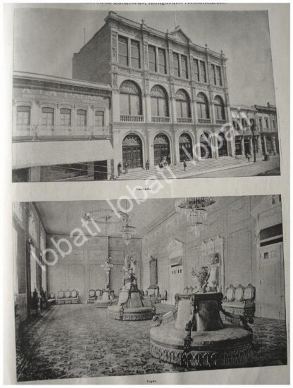 GRABADO ANTIGUO 1897 INAUGURAN EL TEATRO CALDERON ZACATECAS/117 - Imagen 2