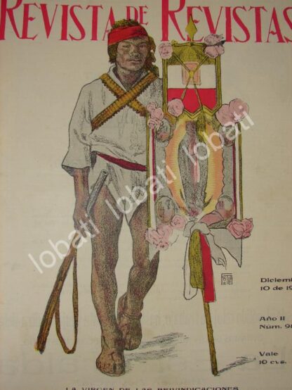 PORTADA ANTIGUA ORIGINAL  1911 INDIGENA LEVANTADO EN ARMAS /RVM - Imagen 2