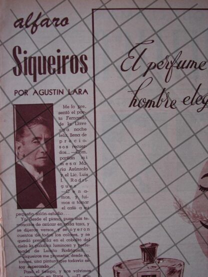 AFICHE RETRO 21 NOTAS EDITORIALES DE AGUSTIN LARA 1956 - Imagen 8