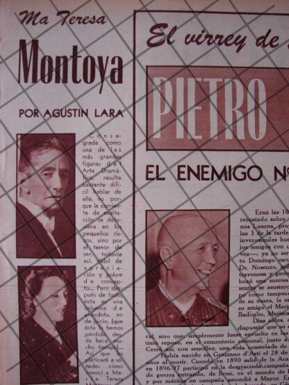 AFICHE RETRO 21 NOTAS EDITORIALES DE AGUSTIN LARA 1956 - Imagen 10