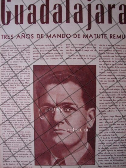 AFICHE RETRO JORGE MATUTE REMUS 1956