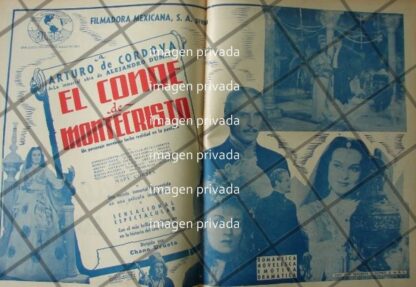 CARTEL RETRO PELICULA CONDE DE MONTECRISTO 1941 6