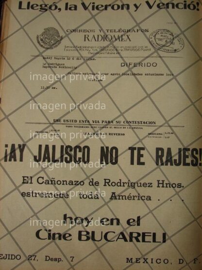 CARTEL RETRO PELICULA. AY JALISCO NO TE RAJES 1941 11