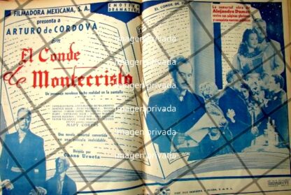 CARTEL RETRO PELICULA CONDE DE MONTECRISTO 1941 8