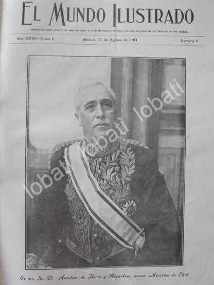 PORTADA ANTIGUA ORIGINAL  1911 ANSELMO DE HEVIA Y RIQUELME / POLITICOS