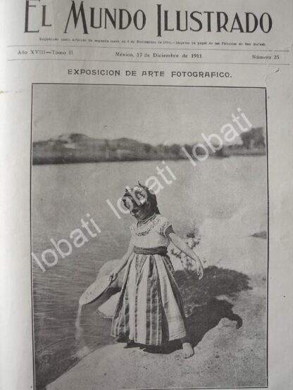 PORTADA ANTIGUA ORIGINAL  1911 FOTOGRAFIA DE GERONIMO HERNANDEZ