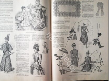 GACETA ANTIGUA. " PAGINAS DE LA MODA " 1898 /12