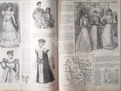 GACETA ANTIGUA 1898 PAGINAS DE LA MODA /5