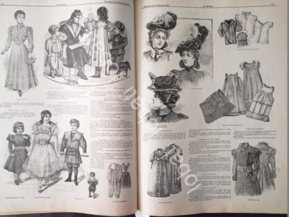 GACETA ANTIGUA 1898 PAGINAS DE LA MODA /7