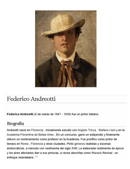 GRABADO ANTIGUO 1895 DE FEDERICO ANDREOTTI , MARGARITA. /ARTE - Imagen 2