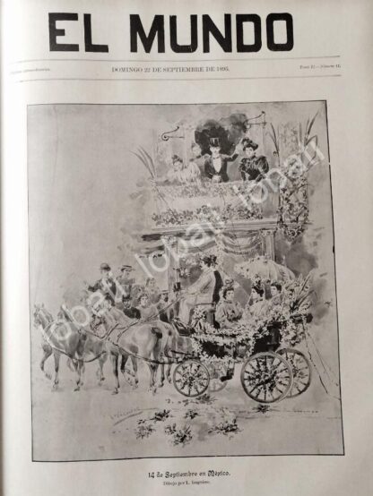 PORTADA ANTIGUA ORIGINAL  1895 DE LEANDRO IZAGUIRRE, FIESTAS PATRIAS