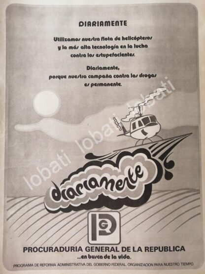 CARTEL ANTIGUO ORIGINAL DE PGR. PROCURADURIA GENERAL DE LA REPUBLICA 1981 /58