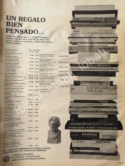 CARTEL ANTIGUO ORIGINAL DE OBRAS DE LA CONACYT PARA 1981 /N100