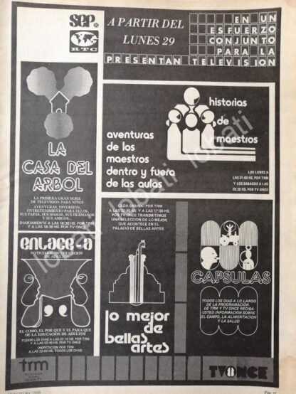 CARTEL ANTIGUO ORIGINAL DE SEP. SECRETARIA DE EDUCACION PUBLICA, AVISOS 1981 /77