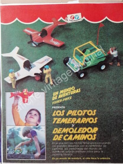 CARTEL ANTIGUO ORIGINAL DE SET DE 6 AFICHES. JUGUETES CLASICOS AÑOS 70s 80s - Imagen 6